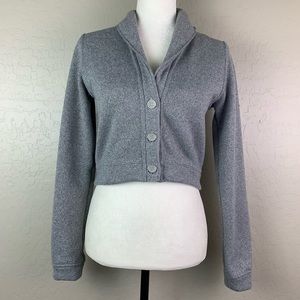 Nike 6.0 gray sweater cardigan small